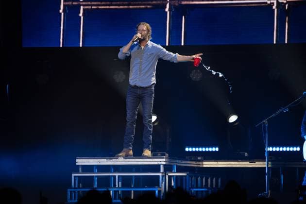 Dierks Bentley headlines Country 2 Country Music Festival 2025, Saturday - O2 Arena, London, UK please note photos are strictly for editorial purposes only American singer-songwriter Dierks Bentley headlines the Country 2 Country (C2C) Music Festival - O2 Arena, London, England, UK on Saturday 15 March 2025., Credit:Justin Ng Avalon UK, England, London, O2 Arena Copyright: xJustinxNgx xAvalonx 0976155718