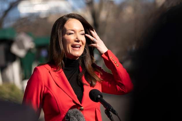 Secretary of Agriculture Brooke Rollins speaks to the media United States Secretary of Agriculture Brooke Rollins speaks to the media outside the White House in Washington, DC, February 26, 2025. Credit: Chris Kleponis CNP AdMedia Washington District of Columbia United States of America EDITORIAL USE ONLY Copyright: xx CKB06504 CNP AdMediax admphotostwo921668
