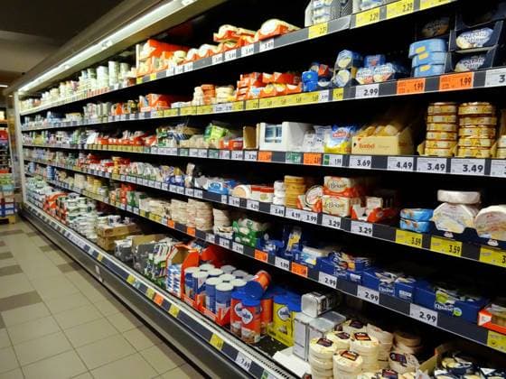 07.04.2025 Supermarkt Kaufland Waldshut Deutschland Einkaufstourismus. Bild : Kaeseabteilung Weichkaese.