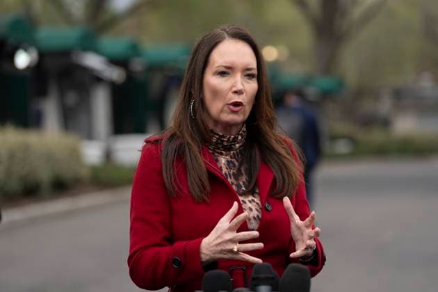 Secretary of Agriculture Brooke Rollins speaks to the media United States Secretary of Agriculture Brooke Rollins speaks to the media at the White House in Washington, DC, April 3, 2025. Credit: Chris Kleponis CNP AdMedia Washington District of Columbia United States of America EDITORIAL USE ONLY Copyright: xx CKB01778 CNP AdMediax admphotostwo926253