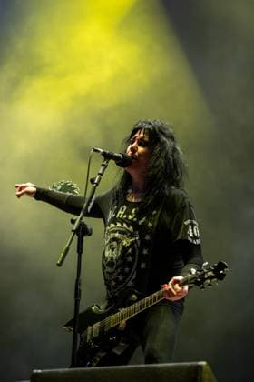 SÃO PAULO, SP - 04.05.2025: BANGERS OPEN AIR 2025 - American heavy metal band WASP performs this Sunday (04) during the third and final day of the Bangers Open Air festival. The band currently features Blackie Lawless (vocals, rhythm guitar, bass, keyboard), Doug Blair, (lead guitar, backing vocals), Mike Duda (bass, backing vocals) and Aquiles Priester, (Drums). The Festival was held in São Paulo at the Memorial da América Latina, west of the capital, between May 2nd and 4th, 2025. x2732436x EmersonxSantos