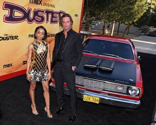 May 8, 2025, Universal City, California, USA: Rachel Hilson and Josh Holloway attend the Los Angeles Premiere Of HBO Original Series Duster Universal City USA - ZUMAb173 20250508_aap_b173_019 Copyright: xBillyxBennightx