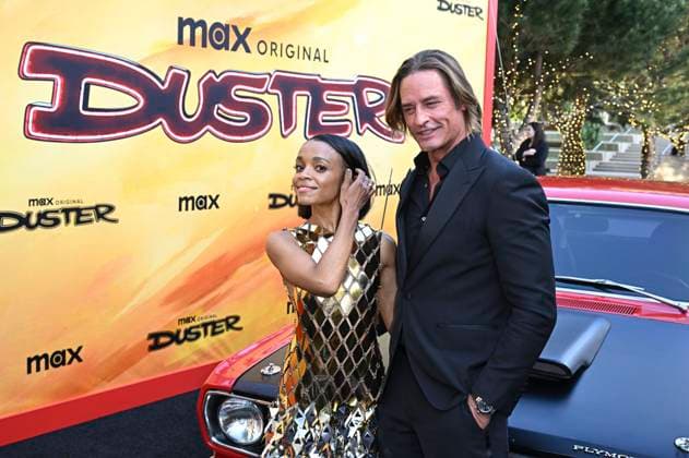 Rachel Hilson und Josh Holloway bei der Premiere der HBO Max Original Serie Duster in den Universal Studios. Universal City, 08.05.2025