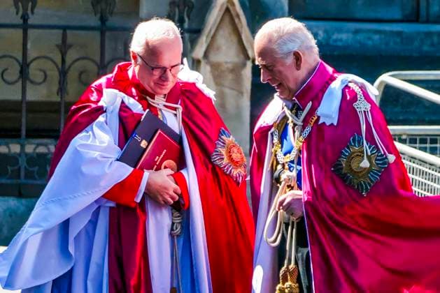 . 16 05 2025. London, United Kingdom. King Charles Arrives at Westminster Abbey. King Charles Arrives at Westminster Abbey to attend the Order of the Bath, Service. xMartynxWheatleyx xi-Imagesx IIM-25952-0004