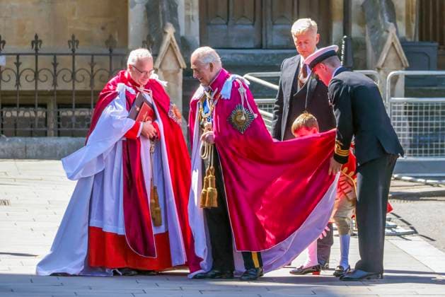 . 16 05 2025. London, United Kingdom. King Charles Arrives at Westminster Abbey. King Charles Arrives at Westminster Abbey to attend the Order of the Bath, Service. xMartynxWheatleyx xi-Imagesx IIM-25952-0005