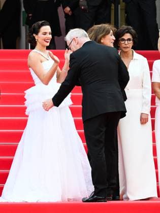 Cannes, 78th Cannes Film Festival 2025 - evening 5 - red carpet of the film Die, My Love Cannes, 78th Cannes Film Festival 2025 - evening 5 - red carpet of the film Die, My Love . In the photo Guillaume Marbeck, Aubry Dullin, Richard Linklater, Zoey Deutch, Laurent Petin, Michèle Halberstadt, Rachida Dati and the president of Cannes Iris Knobloch Cannes France Copyright: xIPA ABACAx