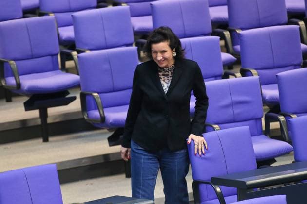 Berlin, Deutschland, 16.05.2025: Deutscher Bundestag: 5. Bundestagssitzung: Ministerin für Forschung, Technologie und Raumfahrt Dorothee Bär (CSU) Copyright: xdtsxNachrichtenagenturx dts_67515