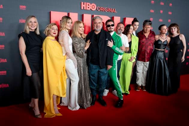 Furia Premiere, Madrid, Spain - 23 Jun 2025 Pilar Castro, Carmen Machi, Natalie Poza, Cecilia Ross, Felix Sabroso, Pepon Nieto, Ana Torrent, Claudia Salas, Pedro Casablanc, Mima Riera and Claudia Roset attend to Furia Premiere at Museo Reina Sofia on June 23, 2025 in Madrid, Spain. (Credit: Miguel Escavias Alfa Images) Madrid Museo Reina Sofia Madrid Spain Copyright: x x2025xMiguelxEscavias AlfaxImagesx
