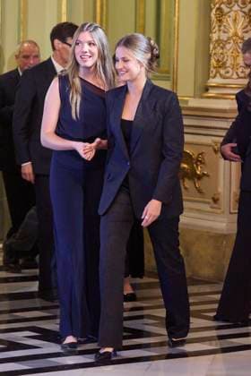July 23, 2025, Barcelona, Barcelona, Spain: CROWN PRINCESS LEONOR DE BORBON AND PRINCESS SOFIA DE BORBON attend the Princesa de Girona Foundation Awards at Gran Teatro del Liceu Barcelona Spain - ZUMAc260 20250723_zep_c260_046 Copyright: xMikexChicorrox