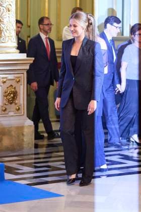 July 23, 2025, Barcelona, Barcelona, Spain: CROWN PRINCESS LEONOR DE BORBON AND PRINCESS SOFIA DE BORBON attend the Princesa de Girona Foundation Awards at Gran Teatro del Liceu Barcelona Spain - ZUMAc260 20250723_zep_c260_047 Copyright: xMikexChicorrox