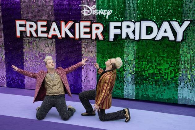 Freakier Friday UK Premiere Arrivals at Odeon Luxe, Leicester Square, London, UK Jedward (aka John and Edward Grimes) attends The Freakier Friday UK Premiere at Odeon Luxe, Leicester Square, London, England, UK on Thursday 31 July, 2025., Credit:Justin Ng Avalon UK, England, London, Odeon Luxe, Leicester Square Copyright: xJustinxNgx xAvalonx 1027038916
