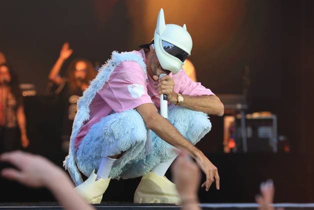 09.08.2025, Cro, Rapper, im Konzert live in der Wuhlheide, Berlin, Musik, Hip Hop, Berlin
