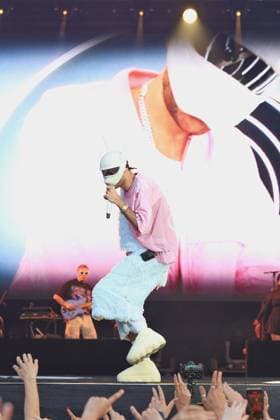 09.08.2025, Cro, Rapper, im Konzert live in der Wuhlheide, Berlin, Musik, Hip Hop, Berlin