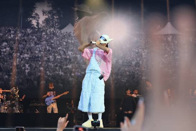09.08.2025, Cro, Rapper, im Konzert live in der Wuhlheide, Berlin, Musik, Hip Hop, Berlin