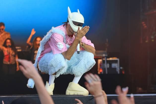 09.08.2025, Cro, Rapper, im Konzert live in der Wuhlheide, Berlin, Musik, Hip Hop, Berlin