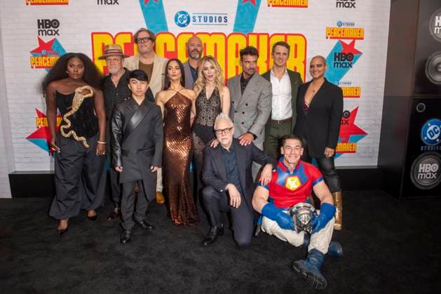 Hbo max s peacemaker season 2 premiere, new york, usa - 13 aug 2025 (new) hbo max& 39;s "peacemaker" season 2 premiere. August 13, 2025, new york, new york, usa: (l-r) danielle brooks, michael rooker, nhut le, steve agee, sol rodriguez, david denman, jennifer holland, james gunn, frank grillo, freddie stroma, john cena and anissa matlock attend hbo& 39;s "peacemaker" season 2 premiere at amc lincoln square theater on august 13, 2025 in new york city. (credit: m10s thenews2) (Foto: M10s Thenews2 imago images) Hbo max s peacemaker season 2 premiere, new york, usa - 13 aug 2025 Copyright: xRonxAdarx