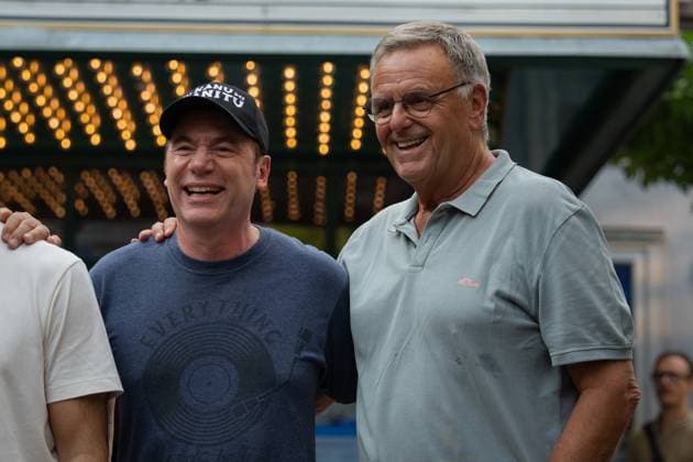 Das Kanu des Manitu, Premiere im Europa-Park Rust Kinopremiere, Das Kanu des Manitou, Michael Bully Herbig, Rick Kavanian, Christian Tramitz, Filmpremiere, Europa-Park, Voltron 4D, roter Teppich, Filmstart, Komödie, Westernparodie, Bullyparade, Schauspieler, Regisseur, Drehbuchautor, Presseevent, Sommerferien, Tourismus, Freizeitpark, Unterhaltung, Besucher, Medienereignis, Kinostart August 2025, deutsche Filmkomödie, Starauftritt, Fototermin, Rick Kavanian, Michael Herbig, Christian Tramitz Rust Europa Park Baden-Württemberg Deutschland Copyright: xFINLEYxMÖRCHx