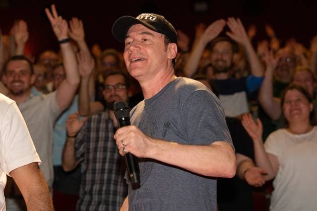 Das Kanu des Manitu, Premiere im Europa-Park Rust Kinopremiere, Das Kanu des Manitou, Michael Bully Herbig, Rick Kavanian, Christian Tramitz, Filmpremiere, Europa-Park, Voltron 4D, roter Teppich, Filmstart, Komödie, Westernparodie, Bullyparade, Schauspieler, Regisseur, Drehbuchautor, Presseevent, Sommerferien, Tourismus, Freizeitpark, Unterhaltung, Besucher, Medienereignis, Kinostart August 2025, deutsche Filmkomödie, Starauftritt, Fototermin, Rick Kavanian, Michael Herbig, Christian Tramitz Rust Europa Park Baden-Württemberg Deutschland Copyright: xFINLEYxMÖRCHx