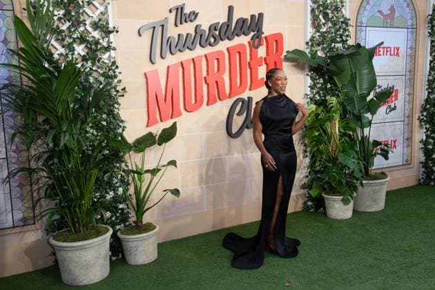The Thursday Murder Club UK Premiere at Leicester Square Gardens, London, UK Naomi Ackie attends The Thursday Murder Club UK Premiere at Leicester Square Gardens, London, England, UK on Thursday 21 August, 2025., Credit:Justin Ng Avalon UK, England, London, Leicester Square Gardens Copyright: xJustinxNgx xAvalonx 1030615237