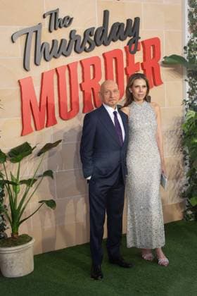 The Thursday Murder Club UK Premiere at Leicester Square Gardens, London, UK Ben Kingsley and wife Daniela Lavender attends The Thursday Murder Club UK Premiere at Leicester Square Gardens, London, England, UK on Thursday 21 August, 2025., Credit:Justin Ng Avalon UK, England, London, Leicester Square Gardens Copyright: xJustinxNgx xAvalonx 1030615602
