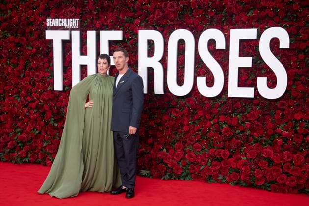 The Roses UK Premiere Arrivals at Odeon Luxe, Leicester Square, London, UK Olivia Colman and Benedict Cumberbatch attends The The Roses UK Premiere at Odeon Luxe, Leicester Square, London, England, UK on Thursday 28 August, 2025., Credit:Justin Ng Avalon UK, England, London, Odeon Luxe, Leicester Square Copyright: xJustinxNgx xAvalonx 1032181092
