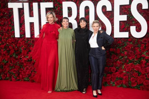 The Roses UK Premiere Arrivals at Odeon Luxe, Leicester Square, London, UK (L-R) - Allison Janney, Olivia Colman, Zoe Chao, Kate McKinnon attends The The Roses UK Premiere at Odeon Luxe, Leicester Square, London, England, UK on Thursday 28 August, 2025., Credit:Justin Ng Avalon UK, England, London, Odeon Luxe, Leicester Square Copyright: xJustinxNgx xAvalonx 1032181136