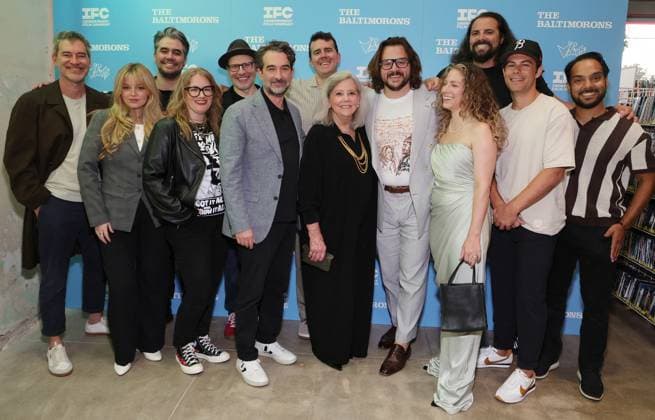 The Baltimorons Film Premiere - LA Mark Duplass, Jessica Brooke Sanders, Jack Bell, Mel Eslyn, guest, Jay Duplass, Jonathan Bregel, Chris Strassner, Michael Strassner, Jessie Cohen, Mike Psenick, David Bonnett, Kenny Brossoie At The The Baltimorons Film Premiere At Vidiots Foundation - Eagle Theatre In Los Angeles CA, USA on September 04, 2025. Photo by Fati S ABACAPRESS.COM Los Angeles CA United States Copyright: xFatixSadou ABACAPRESS.COMx
