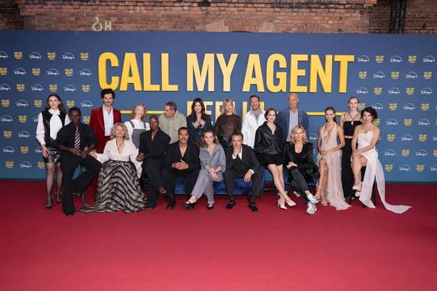 Janina Elkin, Benny O. Arthur, Gabrielle Scharnitzky, Dana Herfurth, Florence Kasumba, Moritz Bleibtreu, Michael Klammer, Iris Berben, Karin Hanczewski, Heike Makatsch, Lucas Gregorowicz, Frederick Lau, Emilia Schuele, Heiner Lauterbach, Veronica Ferres und Taynara Silva-Wolf bei der Call my Agent Berlin Serien Premiere (Disney+) am 8.09.2025 in Berlin Call My Agent Berlin Serienpremiere in Berlin