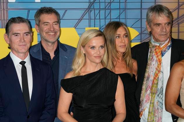 The Morning Show Season 4 Premiere Hannah Leder, William Jackson Harper, Nicole Beharie, Boyd Holbrook, NÃ stor Carbonell, Billy Crudup, Mark Duplass, Reese Witherspoon, Jennifer Aniston, Jeremy Irons, Karen Pittman, Marion Cotillard, Jon Hamm attends Apple TV+ series The Morning Show season 4 premiere, held at The Museum of Modern Art in New York City, Tuesday, September 9, 2025., Credit:Jennifer Graylock-Graylock.com Avalon United States, New York, New York, Museum of Modern Art Copyright: xJenniferxGraylock-Graylock.comx xAvalonx 1035680377