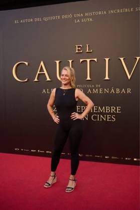 attends the premiere of the film El Cautivo directed by Alejandro Amenabar at Cine Callao in Madrid, Spain, on September 10, 2025. The movie, starring Julio Pena Fernandez, Alessandro Borghi, Miguel Rellan, Fernando Tejero, Luna Berroa, Luis Callejo, Josà Manuel Poga, Albert Salazar, Juanma Muniagurria, Jorge Asin, Mohamed Said and Walid Charaf, tells the story of Miguel de Cervantes™ captivity in Algiers in 1575. The film will be released in Spanish cinemas on September 12. Cordon Press HazhardxEspinozaxVallejos