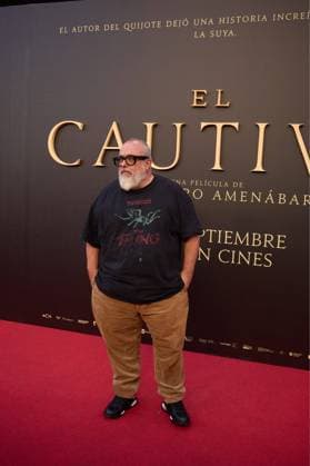 attends the premiere of the film El Cautivo directed by Alejandro Amenabar at Cine Callao in Madrid, Spain, on September 10, 2025. The movie, starring Julio Pena Fernandez, Alessandro Borghi, Miguel Rellan, Fernando Tejero, Luna Berroa, Luis Callejo, Josà Manuel Poga, Albert Salazar, Juanma Muniagurria, Jorge Asin, Mohamed Said and Walid Charaf, tells the story of Miguel de Cervantes™ captivity in Algiers in 1575. The film will be released in Spanish cinemas on September 12. Cordon Press HazhardxEspinozaxVallejos