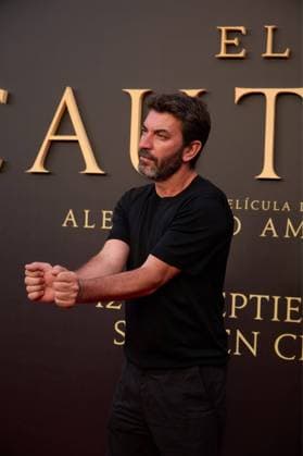 attends the premiere of the film El Cautivo directed by Alejandro Amenabar at Cine Callao in Madrid, Spain, on September 10, 2025. The movie, starring Julio Pena Fernandez, Alessandro Borghi, Miguel Rellan, Fernando Tejero, Luna Berroa, Luis Callejo, Josà Manuel Poga, Albert Salazar, Juanma Muniagurria, Jorge Asin, Mohamed Said and Walid Charaf, tells the story of Miguel de Cervantes™ captivity in Algiers in 1575. The film will be released in Spanish cinemas on September 12. Cordon Press HazhardxEspinozaxVallejos