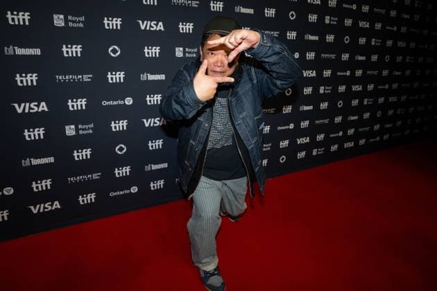 September 11, 2025, Toronto, On, Canada: Eric Yick Keung San, also known by his stage name, Kid Koala, poses for photographs as he walks the red carpet at the North American premiere of öÄuSpace CadetöÄù at the Toronto International Film Festival, in Toronto on Thursday, September 11, 2025. Toronto Canada - ZUMAc35_ 20250911_zaf_c35_128 Copyright: xArlynxMcadoreyx