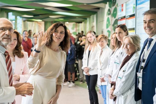 RECORD DATE NOT STATED The President of the Community of Madrid, Isabel Diaz Ayuso, arrives at the presentation of the balance sheet of the Pediatric Home Hospitalization Unit of the Nino Jesus University Childrens Hospital, at the Hospital, on September 23, 2025, in Madrid Spain During the presentation of the balance sheet, four key aspects were highlighted 6975280