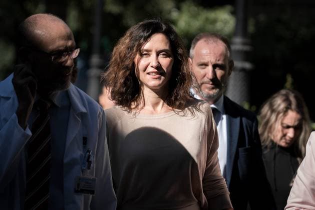RECORD DATE NOT STATED The President of the Community of Madrid, Isabel Diaz Ayuso, arrives at the presentation of the balance sheet of the Pediatric Home Hospitalization Unit of the Nino Jesus University Childrens Hospital, at the Hospital, on September 23, 2025, in Madrid Spain During the presentation of the balance sheet, four key aspects were highlighted 6975284