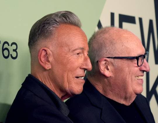September 28, 2025, New York, New York, USA: BRUCE SPRINGSTEEN and JON LANDAU attend the 63rd New York Film Festival Opening Night Red Carpet Premiere of Springsteen: Deliver Me From Nowhere .Alice Tully Hall, Lincoln Center, NYC .September 28, 2025. ...BRUCE SPRINGSTEEN attends the 63rd New York Film Festival Opening Night Red Carpet Premiere of Springsteen: Deliver Me From Nowhere .Alice Tully Hall, Lincoln Center, NYC .September 28, 2025. ...The 63rd New York Film Festival Opening Night Red Carpet Premiere of Springsteen: Deliver Me From Nowhere .Alice Tully Hall, Lincoln Center, NYC .September 28, 2025. New York USA - ZUMAms4_ 20250928_faf_ms4_021 Copyright: xSoniaxMoskowitzxGordonx