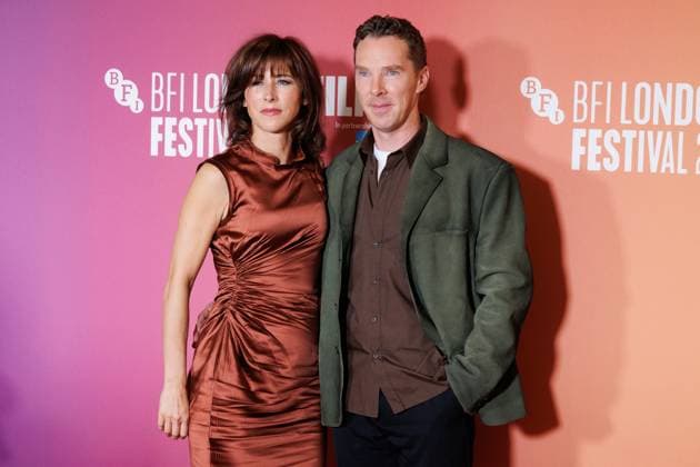 The Thing with Feathers, BFI London Film Festival, BFI Southbank, London, UK, 11 October 2025. Benedict Cumberbatch and wife Sophie Hunter - BFI LFF - The Thing with Feathers Red Carpet at BFI Southbank, London, UK on 11th October 2025, Credit:Manuela Langotsch Avalon United Kingdom, London, BFI Southbank Copyright: xManuelaxLangotschx xAvalonx 1044823486