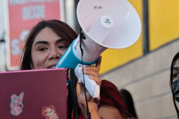 October 13, 2025, Mexico, Cdmx, Mexico: On Tlalpan Avenue, the work of sex workers is all too common in Mexico City. They are currently demanding improved healthcare, opportunities for decent housing, justice for the femicides and transfemicides committed in the area s hotels, and the recent problem with the bike path the city government is building to improve tourist mobility during the 2026 FIFA World Cup, as it is the avenue that leads to the Azteca Stadium. The workers comment that sex work is normal work and should be respected like any other economic activity. Because of the upcoming sporting event, conflicts are arising over water, housing, and the excessive price increases caused by gentrification. Mexico Mexico - ZUMAp204 20251013_zip_p204_032 Copyright: xJosuexPerezx