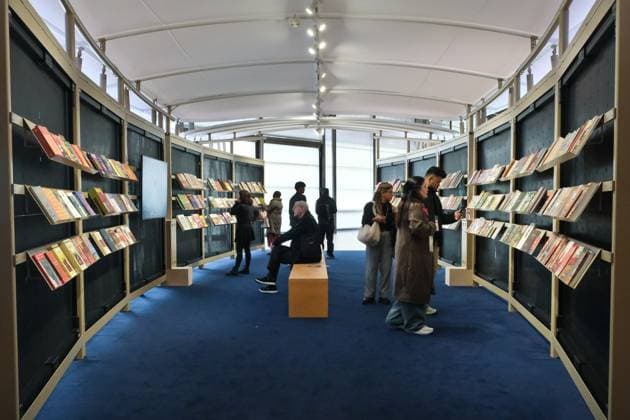 15.10.2025, Frankfurt am Main, DEU, Frankfurter Buchmesse. Blick in den Pavillion des Gastlandes Philippinen,