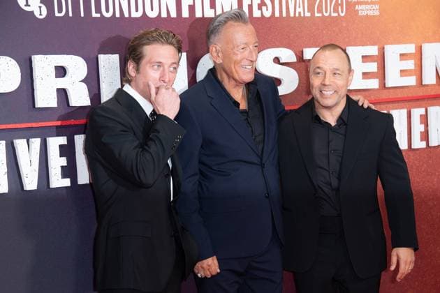 London Film Festival 2025 - Springsteen: Deliver Me from Nowhere Arrivals at Royal Festival Hall, Southbank, London Jeremy Allen White, Bruce Springsteen, Stephen Graham attends the Headline Gala of Springsteen: Deliver Me from Nowhere at The 69th BFI London Film Festival at Royal Festival Hall, Southbank, London, England, UK on Wednesday 15 October, 2025., Credit:Justin Ng Avalon UK, England, London, Royal Festival Hall, Southbank Copyright: xJustinxNgx xAvalonx 1045764254