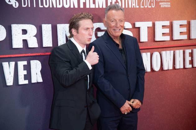 London Film Festival 2025 - Springsteen: Deliver Me from Nowhere Arrivals at Royal Festival Hall, Southbank, London Jeremy Allen White and Bruce Springsteen attends the Headline Gala of Springsteen: Deliver Me from Nowhere at The 69th BFI London Film Festival at Royal Festival Hall, Southbank, London, England, UK on Wednesday 15 October, 2025., Credit:Justin Ng Avalon UK, England, London, Royal Festival Hall, Southbank Copyright: xJustinxNgx xAvalonx 1045764263