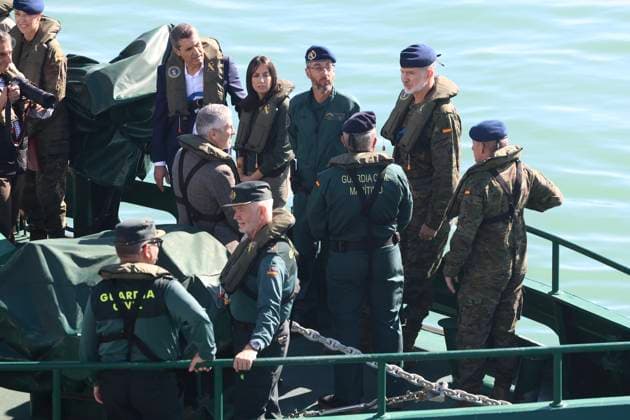 The King visits the Maritime Service Unit of the Civil Guard in the Cadiz Free Trade Zone King Felipe VI accompanied by the Minister of the Interior, Fernando Grande Marlaska, on board the new multipurpose ocean-going vessel of the Duque de Ahumada Corps On November 7, 2025, in Cadiz Andalusia, Spain King Felipe VI visits this Friday in Cadiz the Training and Doctrine Unit of the Maritime Service of the Civil Guard, In addition, he also visits the new multipurpose ocean-going vessel of the Duque de Ahumada Corps, which has recently joined the Maritime Service of the Civil Guard for the prevention of cross-border crime, maritime security and against irregular migration and drug trafficking, among other missions 07 NOVEMBER 2025 Cadiz Anadal Copyright: xNachoxFradex 7083024