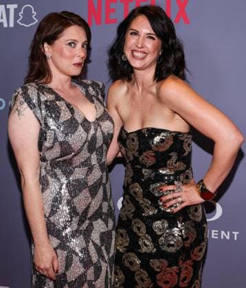 2025 Clio Entertainment Awards HOLLYWOOD, LOS ANGELES, CALIFORNIA, USA - NOVEMBER 13: American actress, comedian, singer, writer, and producer Rachel Bloom and Ashley Falls arrive at the 2025 Clio Entertainment Awards held at the Dolby Theatre on November 13, 2025 in Hollywood, Los Angeles, California, United States., Credit:Kay Qiao Avalon United States, California, Hollywood, Dolby Theatre Copyright: xKayxQiaox xAvalonx 1052339037