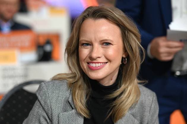 Nancy LANZENDOERFER, Lanzendörfer, Portraet, Porträt, Portrait, Angeschnittenes Einzelbild, Einzelmotiv, 30. RTL Spendenmarathon Wir helfen Kindern , Fernsehen, 20.-21.11.2025 in Huerth, Deutschland,