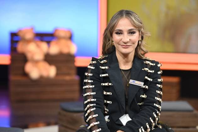 Kristina VOGEL, ehem. Bahnradfahrerin,Portraet, Porträt, Portrait, Angeschnittenes Einzelbild, Einzelmotiv, 30. RTL Spendenmarathon Wir helfen Kindern , Fernsehen, 20.-21.11.2025 in Huerth, Deutschland,