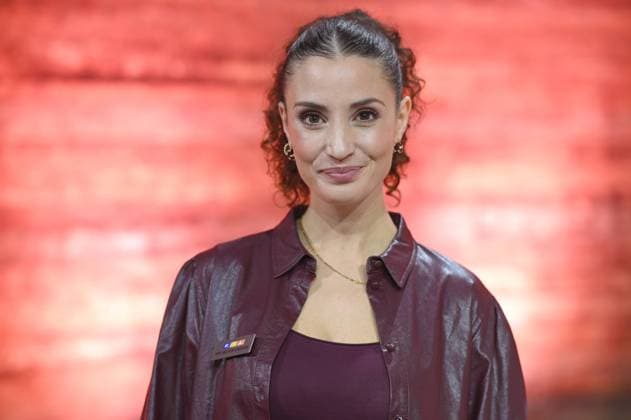 Nadine MENZ, Schauspielerin, Portraet, Porträt, Portrait, Angeschnittenes Einzelbild, Einzelmotiv, 30. RTL Spendenmarathon Wir helfen Kindern , Fernsehen, 20.-21.11.2025 in Huerth, Deutschland,