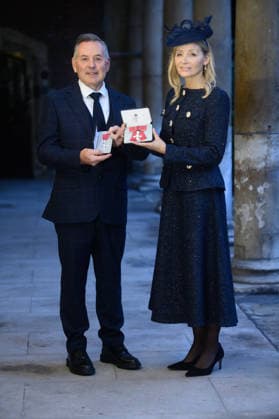 Investiture at St. James s Palace, London, UK - Thursday 04 December 2025 Mr. Raymond Mifsud and Mrs. Amanda Mifsud of Ashford - Co-Founders, Abbie™s Army are awarded an MBE for charitable services to Children and Families dealing with Diffuse Intrinsic Pontine Glioma and to Brain Tumour Research at St. James s Palace, London, England, UK on Thursday 4 December, 2025., Credit:Justin Ng Avalon UK, England, London, St. James s Palace Copyright: xJustinxNgx xAvalonx 1056528534