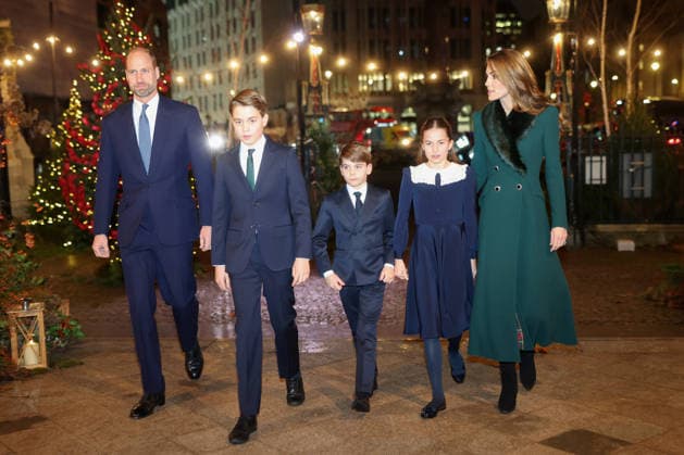 Members Of The Royal Family Attend The Together At Christmas Carol Service LONDON, ENGLAND - DECEMBER 05: Prince William, Prince of Wales, Prince George of Wales, Prince Louis of Wales, Princess Charlotte of Wales and Catherine, Princess of Wales attend the Together At Christmas Carol Service at Westminster Abbey on December 05, 2025 in London, England. Led by The Princess and supported by The Royal Foundation, the annual event offered a chance to pause and reflect on the values of love, compassion, and the connections we share. The service also highlighted remarkable individuals from across the UK who have demonstrated extraordinary kindness, empathy, and support within their communities., Credit:Chris Jackson Avalon United Kingdom, Copyright: xChrisxJacksonx xAvalonx 1056773000