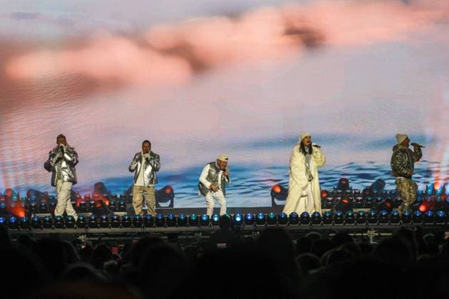 04.12.2025, Schladming, AUT, Unterwegs in Steiermark, Ski Opening 2025, Pressekonferenz, im Bild Backstreet Boys, Feature, Übersicht, Planai Stadion,