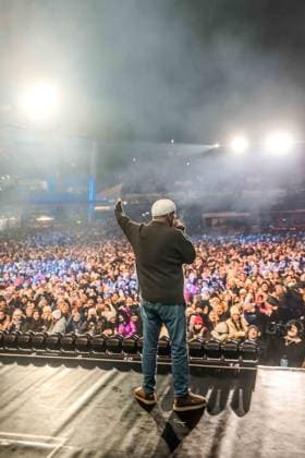06.12.2025, Schladming, AUT, Unterwegs in Steiermark, Ski Opening 2025, Überraschungsauftritt, DJ-Ötzi, Backstreet Boys, im Bild DJ Ötzi, Gerry Friedle,